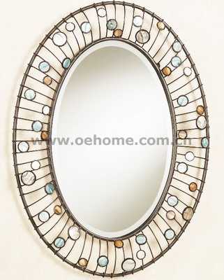 8437 Modern design salon framed wall Mirror